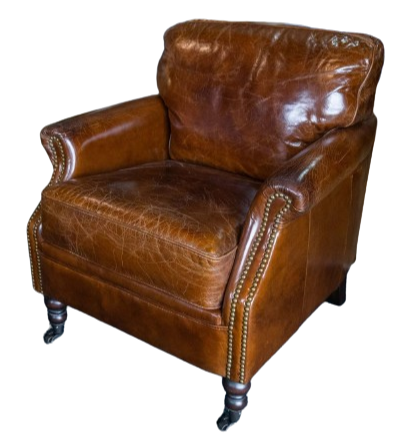 Winchester 1 Seater Sofa Chair - Vintage Cigar