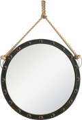 Ahoy Wall Round Mirror with Rope