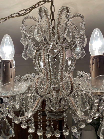 Chandelier Antique Silver