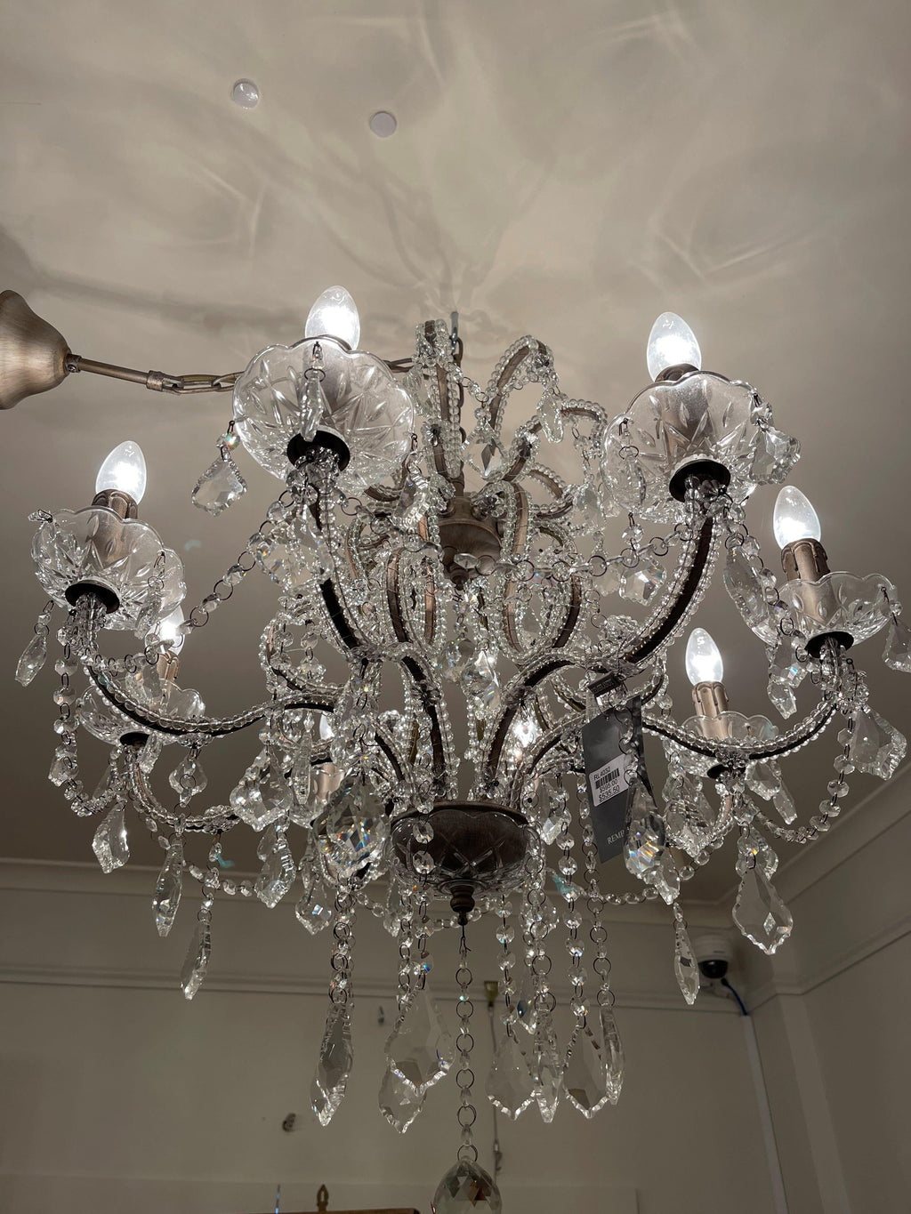 Chandelier Antique Silver
