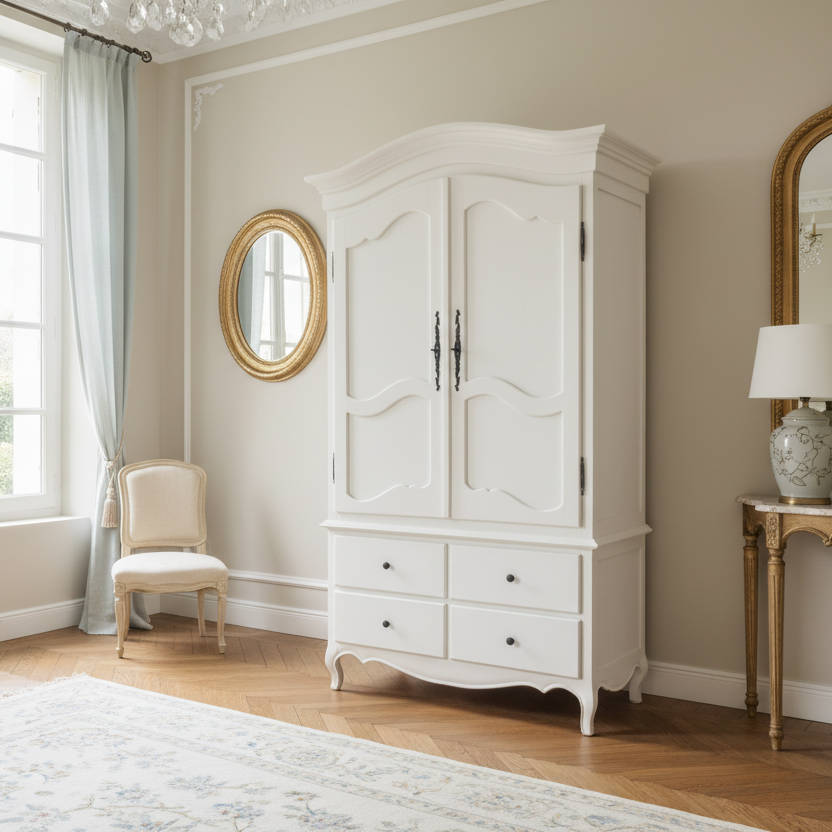 French Monsieur Armoire Wardrobe