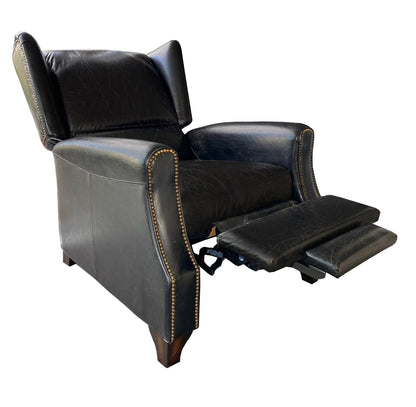 Stratford Leather Recliner Chair - Belon Black